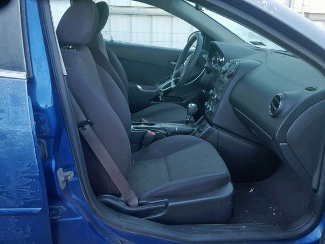 1G2ZF58B674135158 - 2007 PONTIAC G6 VALUE L BLUE photo 5