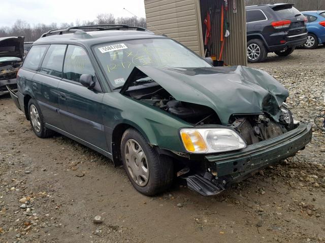 4S3BH635927303624 - 2002 SUBARU LEGACY L GREEN photo 1