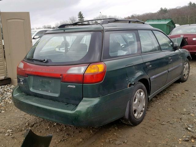 4S3BH635927303624 - 2002 SUBARU LEGACY L GREEN photo 4