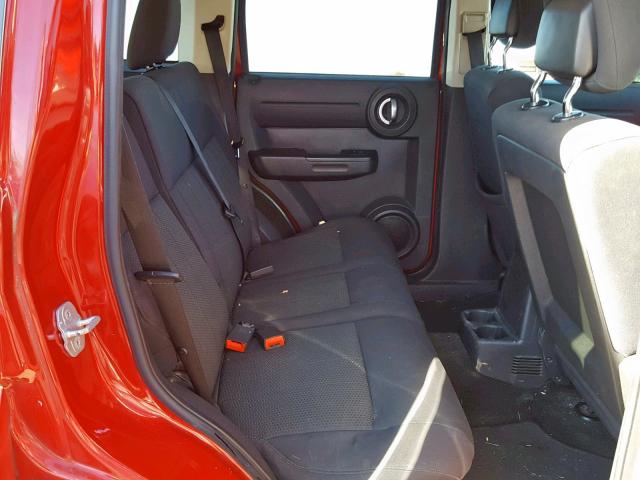 1D4PU4GK5BW606205 - 2011 DODGE NITRO HEAT RED photo 6