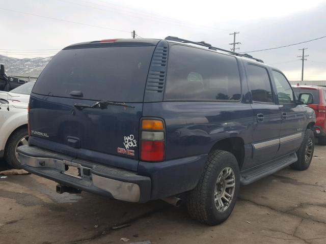 1GKFK16Z16J169919 - 2006 GMC YUKON XL K BLUE photo 4