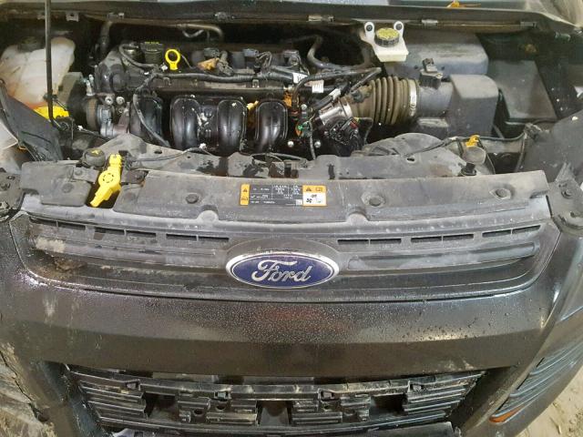 1FMCU0F75FUA05486 - 2015 FORD ESCAPE S BLACK photo 7