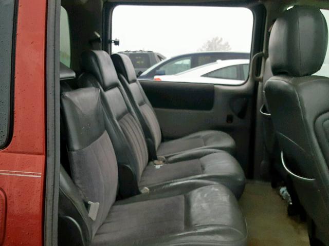 1GNDX13E52D177642 - 2002 CHEVROLET VENTURE LU RED photo 6