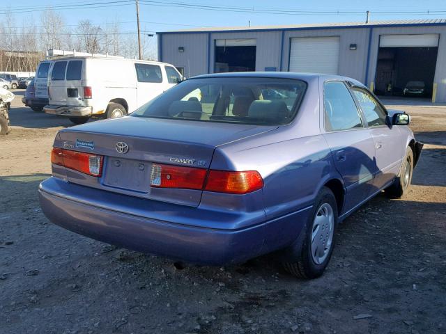 4T1BG22K0YU678049 - 2000 TOYOTA CAMRY CE BLUE photo 4