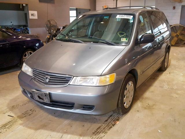 2HKRL1854XH543935 - 1999 HONDA ODYSSEY LX GRAY photo 2