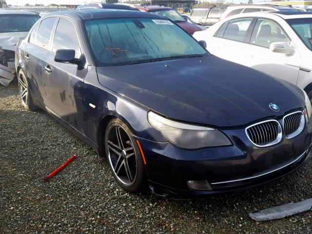 WBANW13558CZ82679 - 2008 BMW 535 I BLUE photo 1