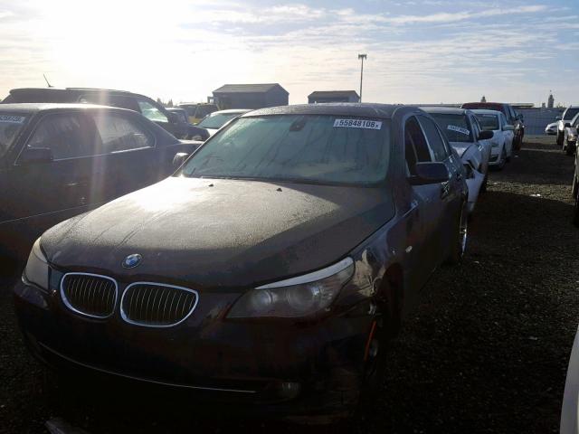 WBANW13558CZ82679 - 2008 BMW 535 I BLUE photo 2