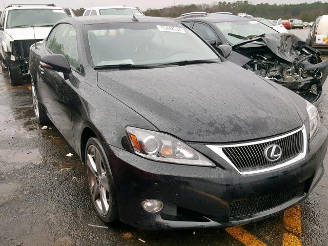 JTHFF2C28C2526093 - 2012 LEXUS IS 250 BLACK photo 1