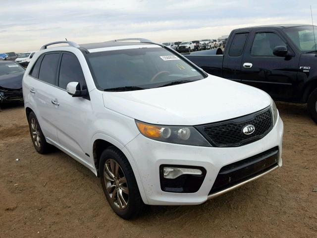 5XYKWDA27BG160940 - 2011 KIA SORENTO SX WHITE photo 1