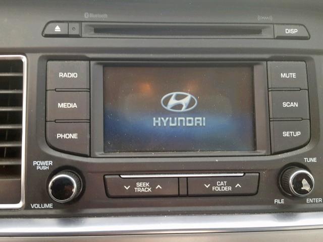 5NPE34AF2FH117825 - 2015 HYUNDAI SONATA SPO WHITE photo 9