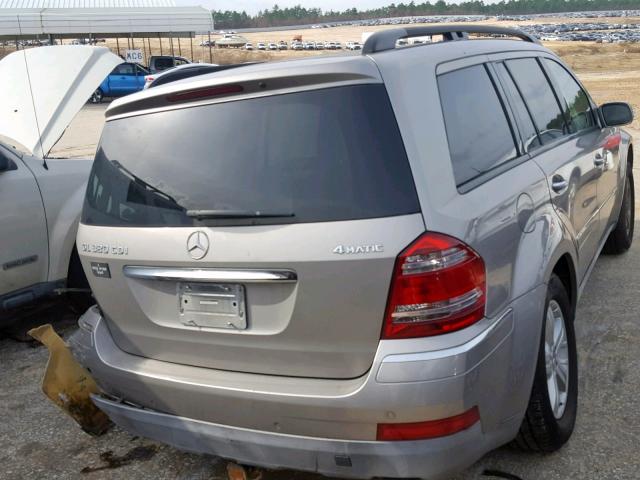 4JGBF22E27A246740 - 2007 MERCEDES-BENZ GL 320 CDI BLACK photo 4