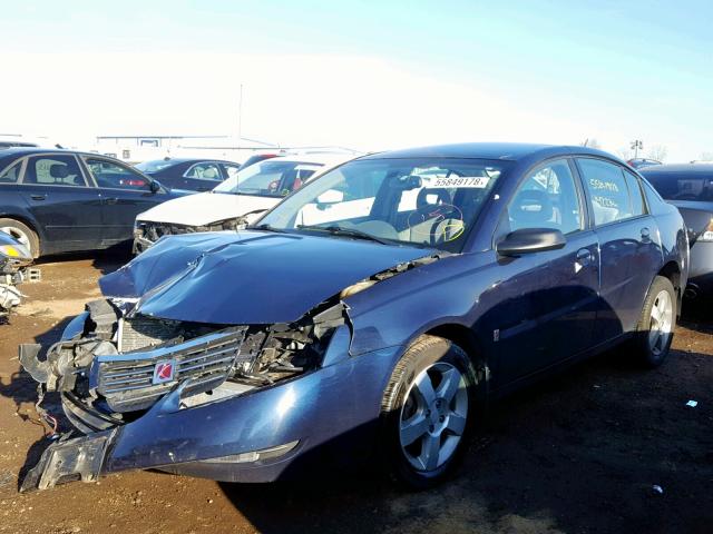 1G8AL58F77Z181910 - 2007 SATURN ION LEVEL BLUE photo 2