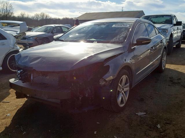 WVWBP7AN0GE502804 - 2016 VOLKSWAGEN CC BASE GRAY photo 2