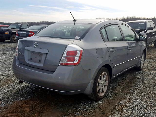 3N1AB61E98L718868 - 2008 NISSAN SENTRA 2.0 SILVER photo 4