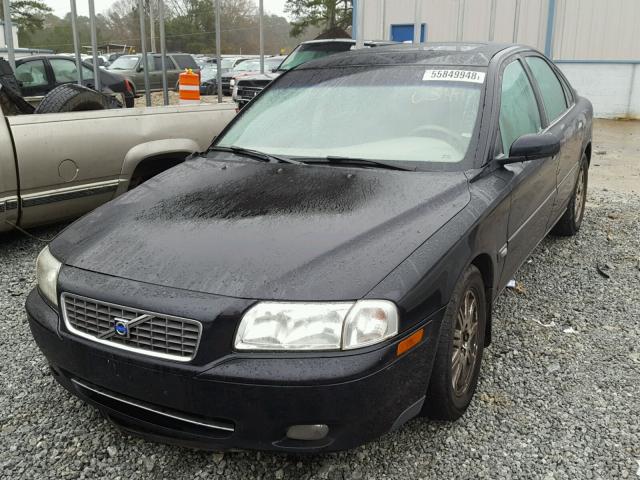 YV1TS592651394219 - 2005 VOLVO S80 2.5T BLACK photo 2