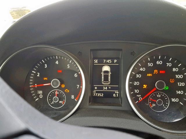 WVWDB7AJ5DW104188 - 2013 VOLKSWAGEN GOLF 灰色 照片 8