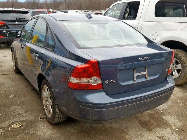 YV1MS382X72250342 - 2007 VOLVO S40 2.4I BLUE photo 3