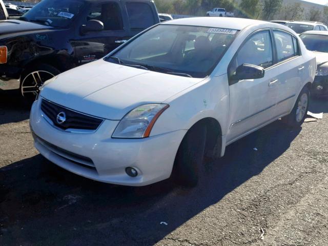 3N1AB6AP5AL714341 - 2010 NISSAN SENTRA 2.0 WHITE photo 2