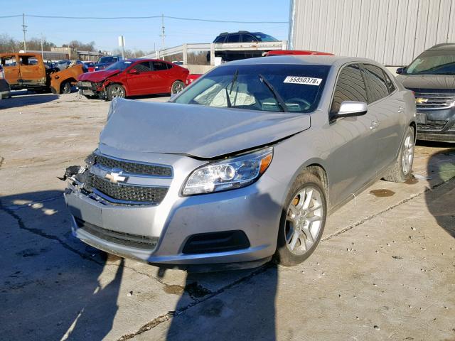 1G11D5RR8DF116078 - 2013 CHEVROLET MALIBU 1LT SILVER photo 2