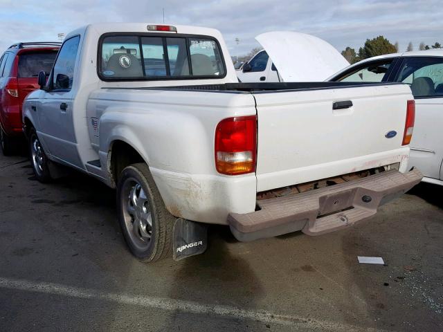 1FTCR10A4VPB39953 - 1997 FORD RANGER WHITE photo 3