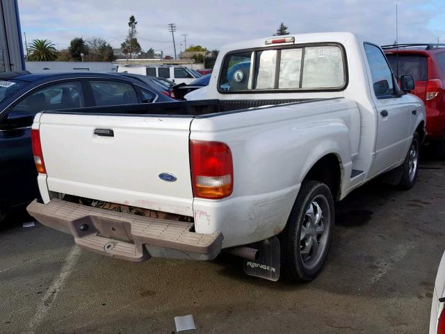 1FTCR10A4VPB39953 - 1997 FORD RANGER WHITE photo 4