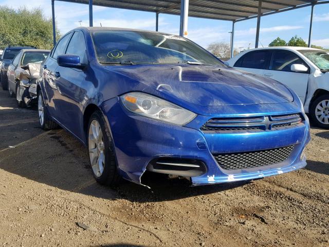 1C3CDFBA6DD100911 - 2013 DODGE DART SXT BLUE photo 1