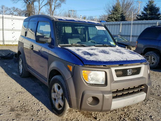 5J6YH28514L000479 - 2004 HONDA ELEMENT EX BLUE photo 1