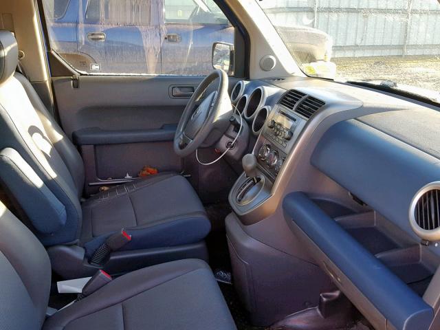 5J6YH28514L000479 - 2004 HONDA ELEMENT EX BLUE photo 5