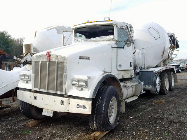 1NKWX7EX8FJ455409 - 2015 KENWORTH CONSTRUCTI WHITE photo 2