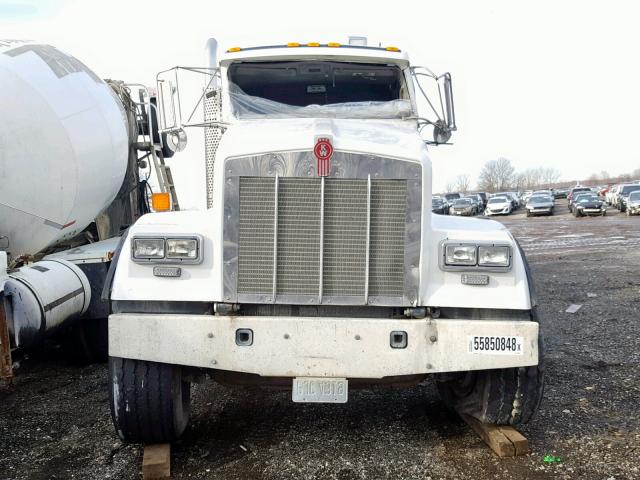 1NKWX7EX8FJ455409 - 2015 KENWORTH CONSTRUCTI WHITE photo 9