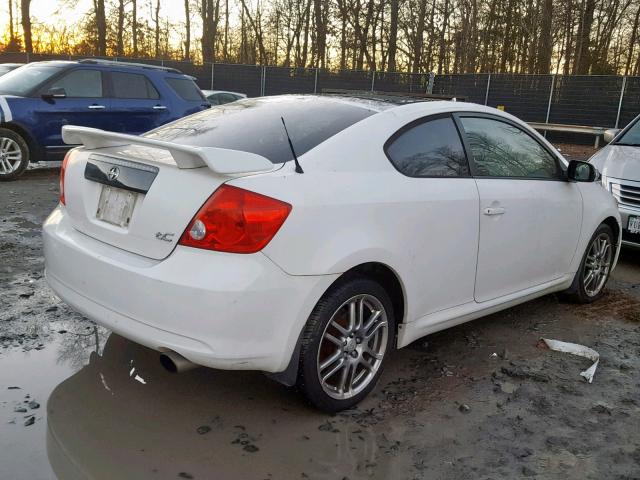 JTKDE177960063630 - 2006 TOYOTA SCION TC თეთრი ფოტო 4