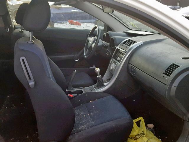 JTKDE177960063630 - 2006 TOYOTA SCION TC თეთრი ფოტო 5