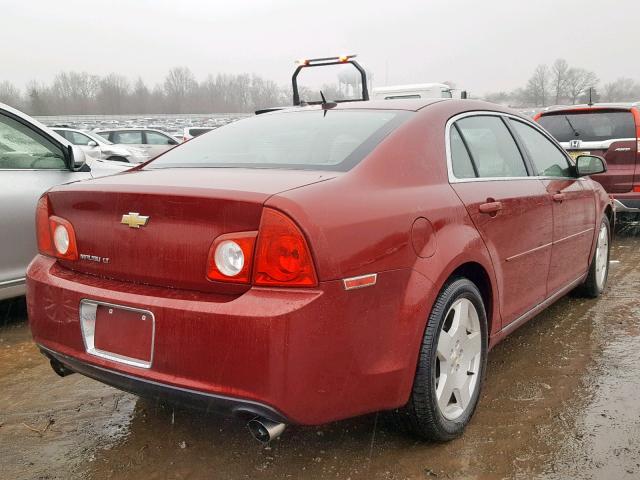 1G1ZD5E73AF179110 - 2010 CHEVROLET MALIBU 2LT MAROON photo 4