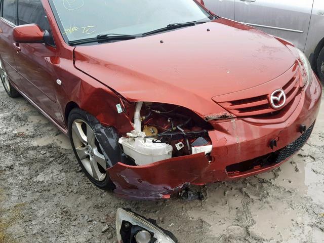 JM1BK143461531525 - 2006 MAZDA 3 HATCHBAC RED photo 9