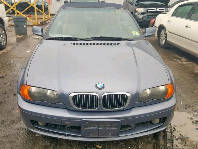 WBABS33491JY56781 - 2001 BMW 325 CI BLUE photo 9