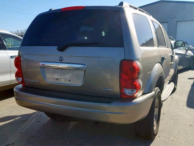 1D4HD58D14F173382 - 2004 DODGE DURANGO LI TAN photo 4