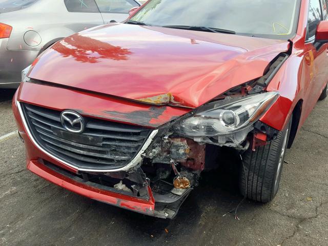 3MZBM1W70FM126515 - 2015 MAZDA 3 GRAND TO RED photo 9