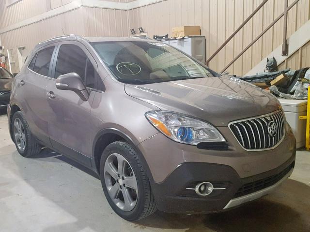 KL4CJCSB9EB782251 - 2014 BUICK ENCORE BROWN photo 1