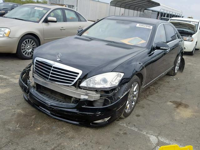 WDDNG71X28A227644 - 2008 MERCEDES-BENZ S 550 BLACK photo 2