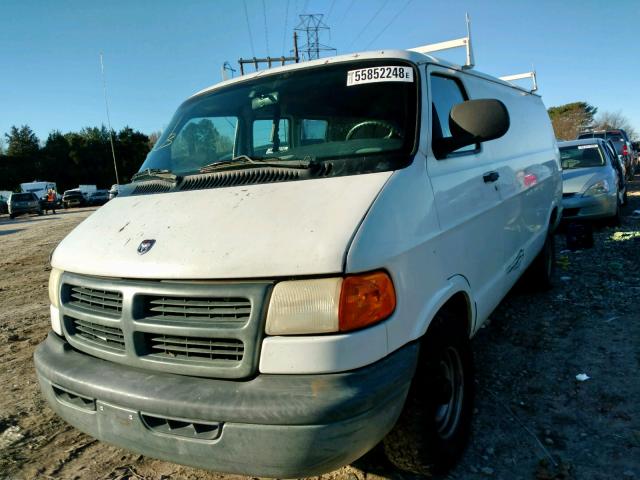 2B7HB11Y6XK515441 - 1999 DODGE RAM VAN B1 WHITE photo 2