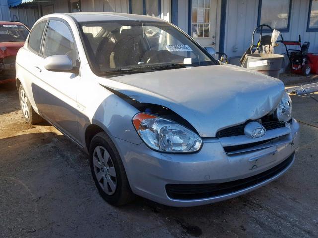 KMHCM3AC8AU162458 - 2010 HYUNDAI ACCENT BLU SILVER photo 1