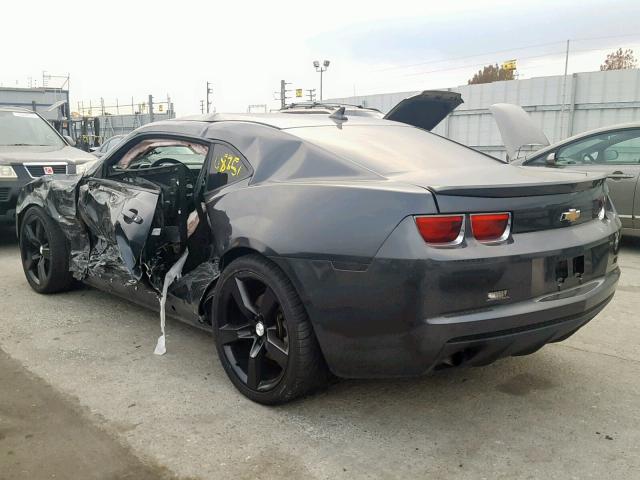 2G1FA1E38C9162574 - 2012 CHEVROLET CAMARO LS GRAY photo 3