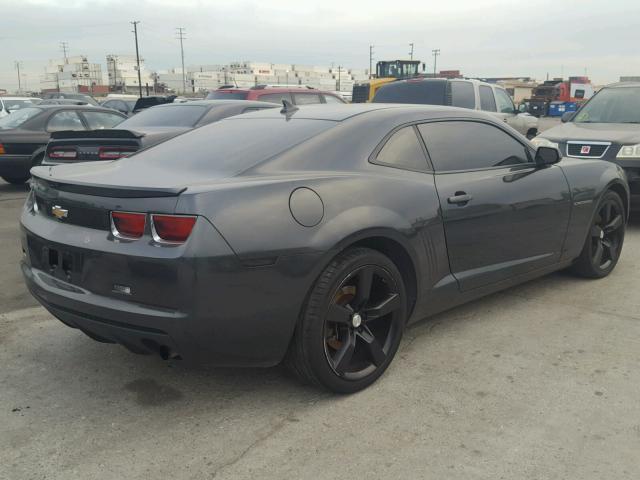 2G1FA1E38C9162574 - 2012 CHEVROLET CAMARO LS GRAY photo 4