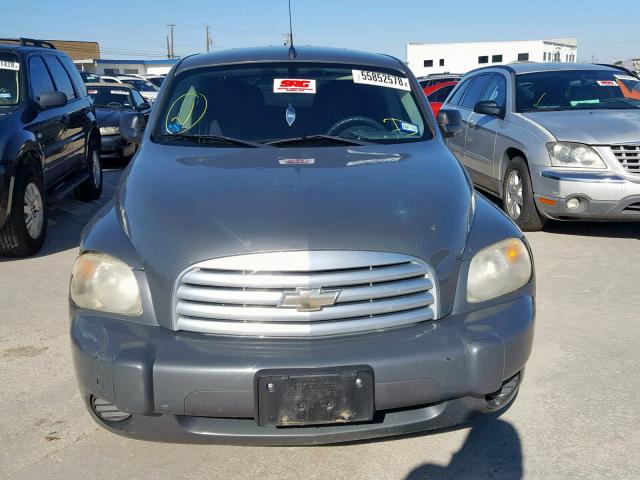 3GNDA13D88S545832 - 2008 CHEVROLET HHR LS GRAY photo 9