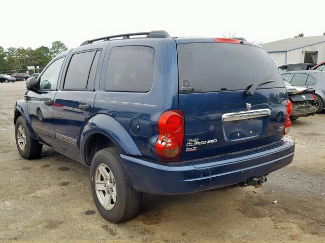 1D4HD48256F141000 - 2006 DODGE DURANGO SL BLUE photo 3