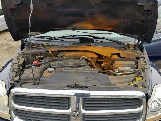 1D4HD48256F141000 - 2006 DODGE DURANGO SL BLUE photo 7