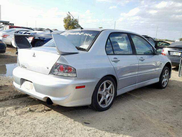 JA3AH86F13U116603 - 2003 MITSUBISHI LANCER EVO SILVER photo 4