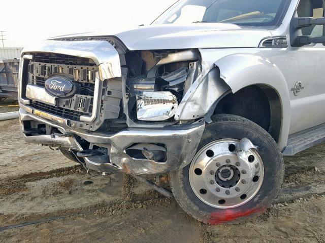 1FT8W4DT7GEA83808 - 2016 FORD F450 SUPER SILVER photo 9