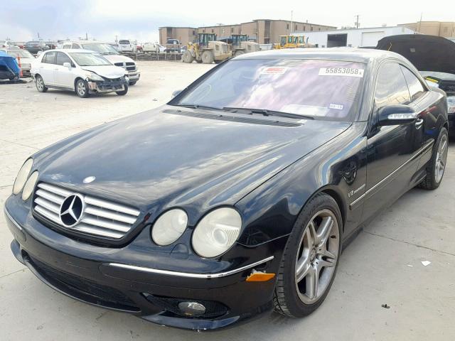 WDBPJ74J73A036000 - 2003 MERCEDES-BENZ CL 55 AMG BLACK photo 2