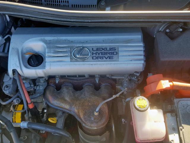 JTHBB1BA7A2026548 - 2010 LEXUS HS 250H GRAY photo 7